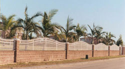 Wavy Iron Fence